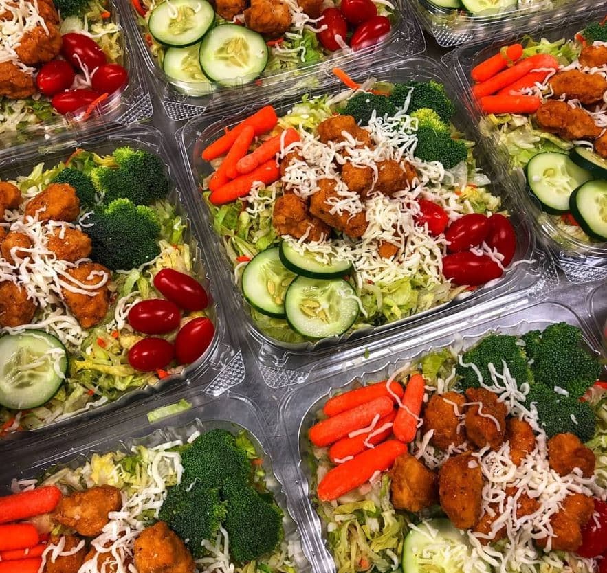 Grab and Go Meals section at Shoppers Valley Market
