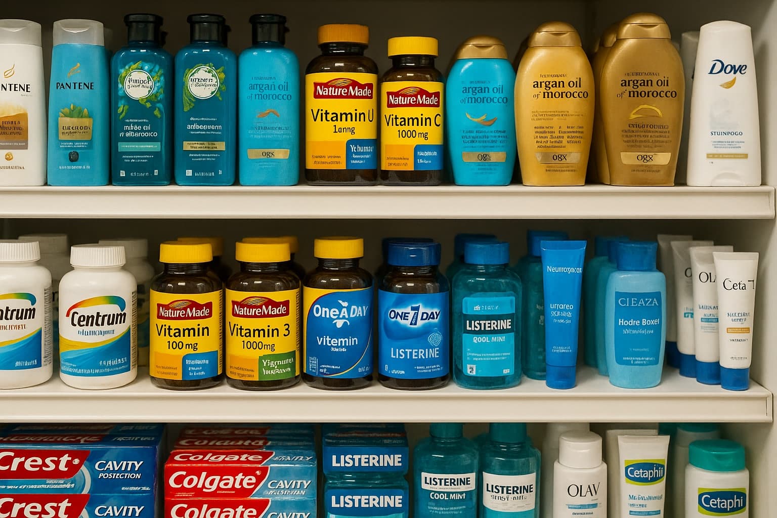 Health & Beauty section at Shoppers Valley Market